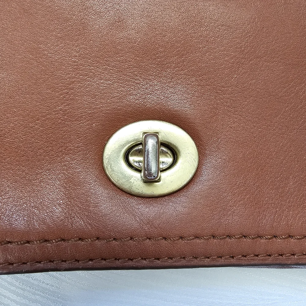Coach Penny Brown Leather Crossbody Bag 2012 - Picture 2 of 13